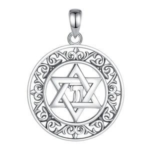 Davidstern Anhänger | 925 Sterling Silber