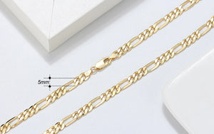 925 Sterling Silber Figaro Chain Halskette