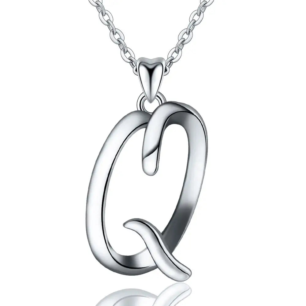 Buchstaben Anhänger Q | 925 Sterling Silber | Eudora