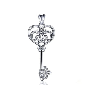 Happiness Key Anhänger – 925 Sterling Silber