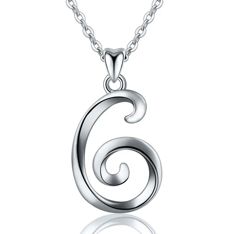 Buchstaben Anhänger G | 925 Sterling Silber | Eudora
