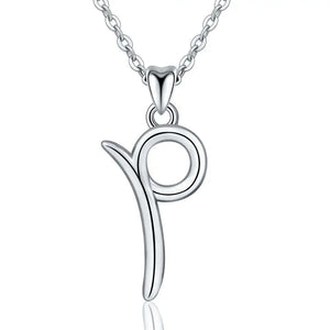 Buchstaben Anhänger P | 925 Sterling Silber | Eudora