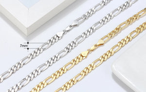 925 Sterling Silber Figaro Chain Halskette
