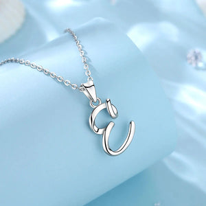 Letter Pendant L | 925 Sterling Silver | Eudora