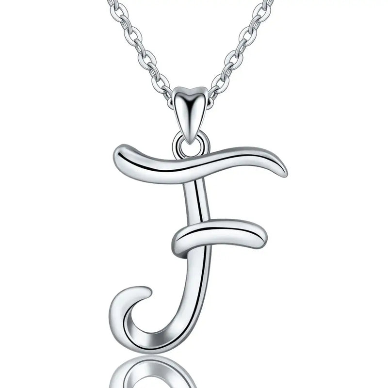 Buchstaben Anhänger F | 925 Sterling Silber | Eudora