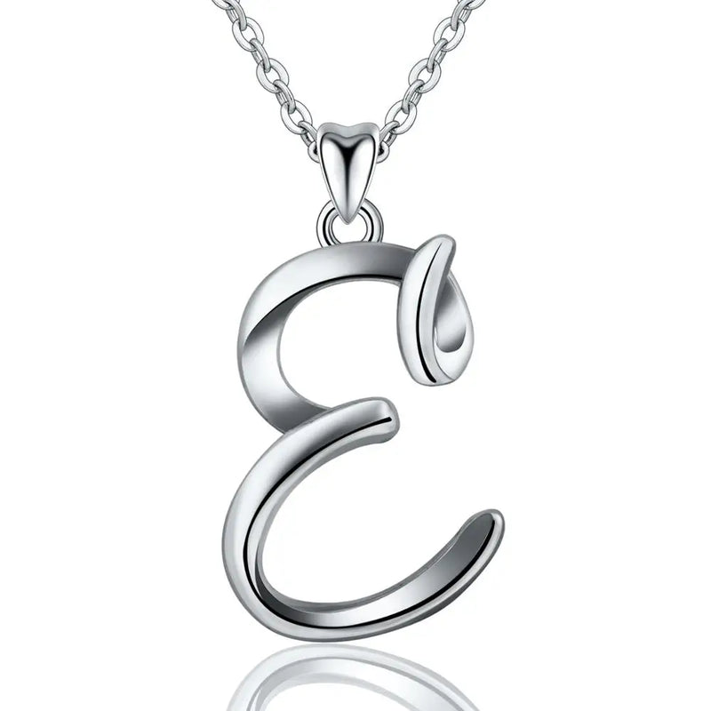 Buchstaben Anhänger E | 925 Sterling Silber | Eudora