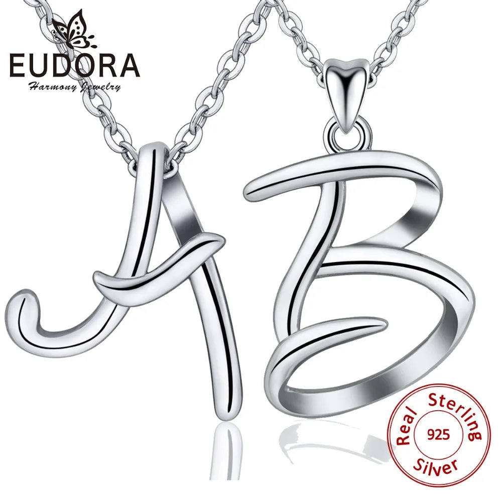 Letter Pendant Y | 925 Sterling Silver | Eudora