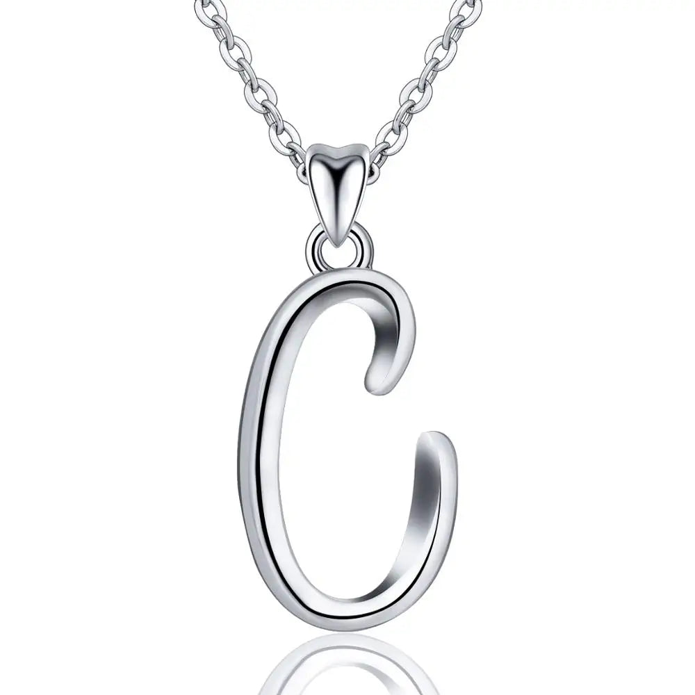 Buchstaben Anhänger C | 925 Sterling Silber | Eudora