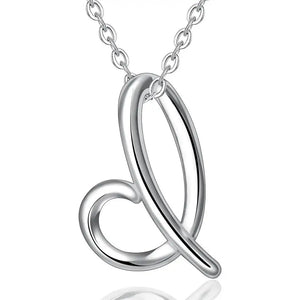 Letter Pendant I | 925 Sterling Silver | Eudora