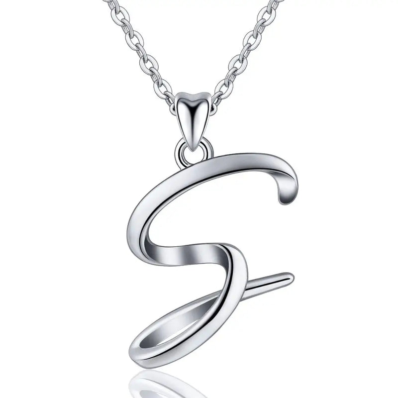 Buchstaben Anhänger S | 925 Sterling Silber | Eudora