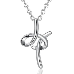 Letter Pendant H | 925 Sterling Silver | Eudora