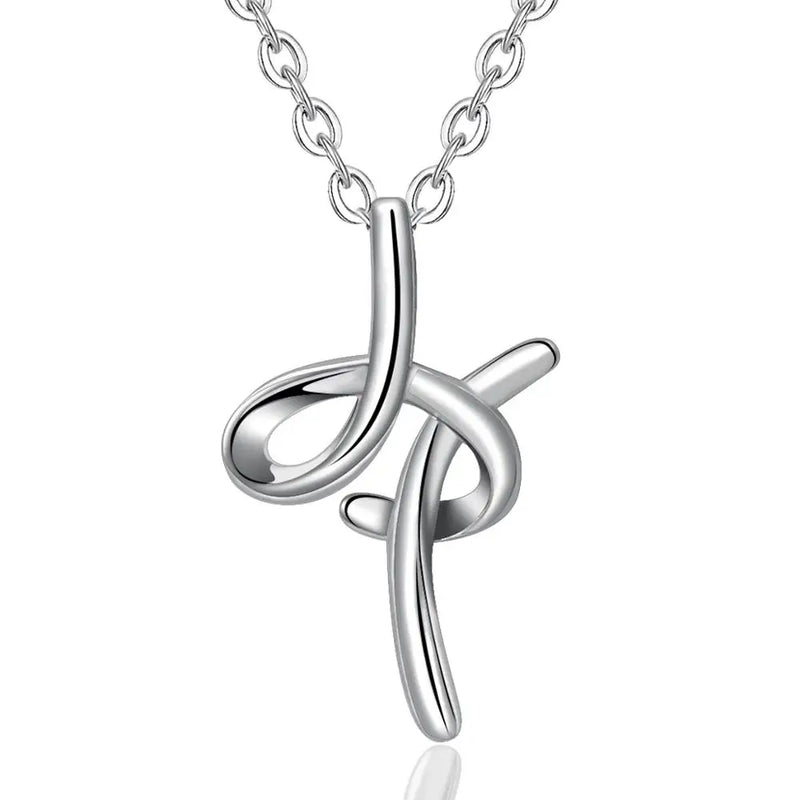 Buchstaben Anhänger H | 925 Sterling Silber | Eudora