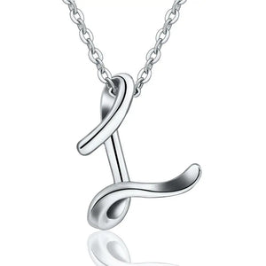 Letter Pendant L | 925 Sterling Silver | Eudora