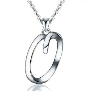 Letter Pendant O | 925 Sterling Silver | Eudora