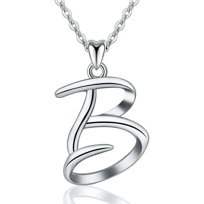 Buchstaben Anhänger B | 925 Sterling Silber | Eudora