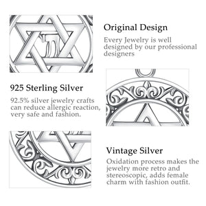 Davidstern Anhänger | 925 Sterling Silber