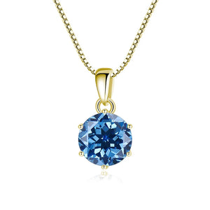 Moissanit Anhänger 1 CT | 925 Sterling Silber | D VVS1