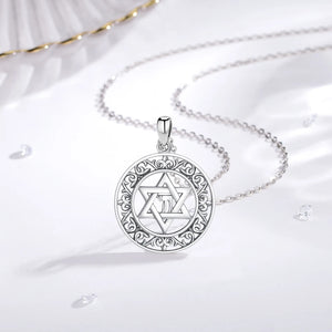 Davidstern Anhänger | 925 Sterling Silber