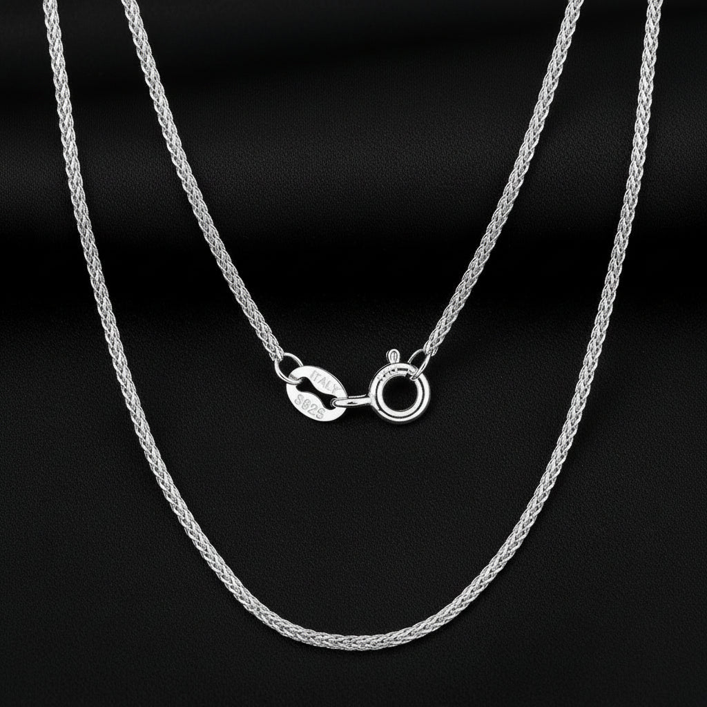 925 Sterling Silver Chopin Chain Necklace