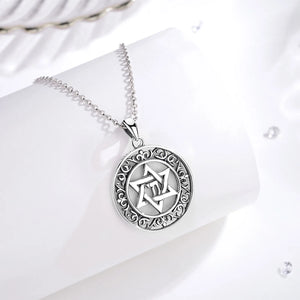 Davidstern Anhänger | 925 Sterling Silber