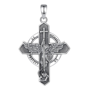Erzengel Michael Anhänger | 925 Sterling Silber | Eudora