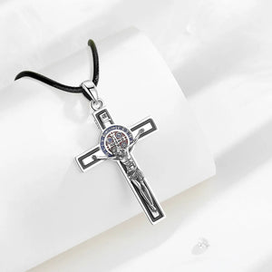 Crucifix Cross Pendant | 925 Sterling Silver | Eudora