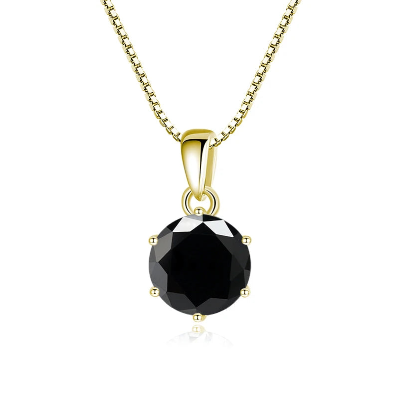 Moissanit Anhänger 1 CT | 925 Sterling Silber | D VVS1