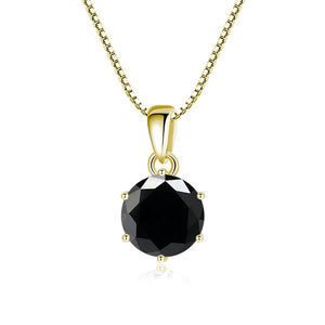 Moissanit Anhänger 1 CT | 925 Sterling Silber | D VVS1