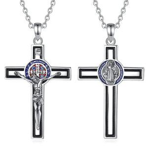 Crucifix Cross Pendant | 925 Sterling Silver | Eudora