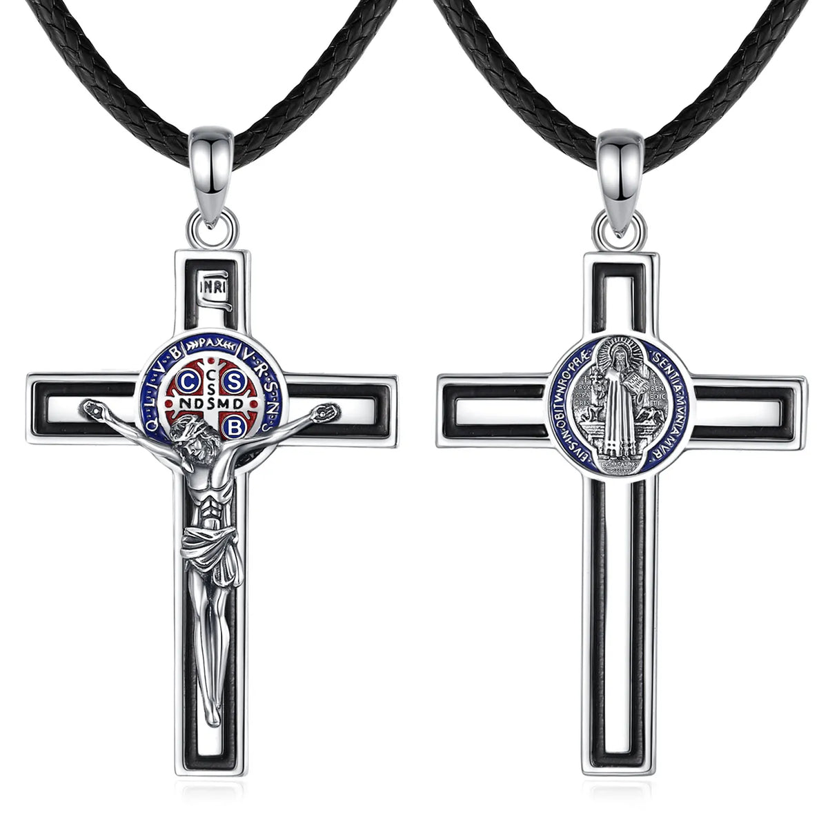 Crucifix Cross Pendant | 925 Sterling Silver | Eudora