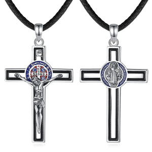 Crucifix Cross Pendant | 925 Sterling Silver | Eudora