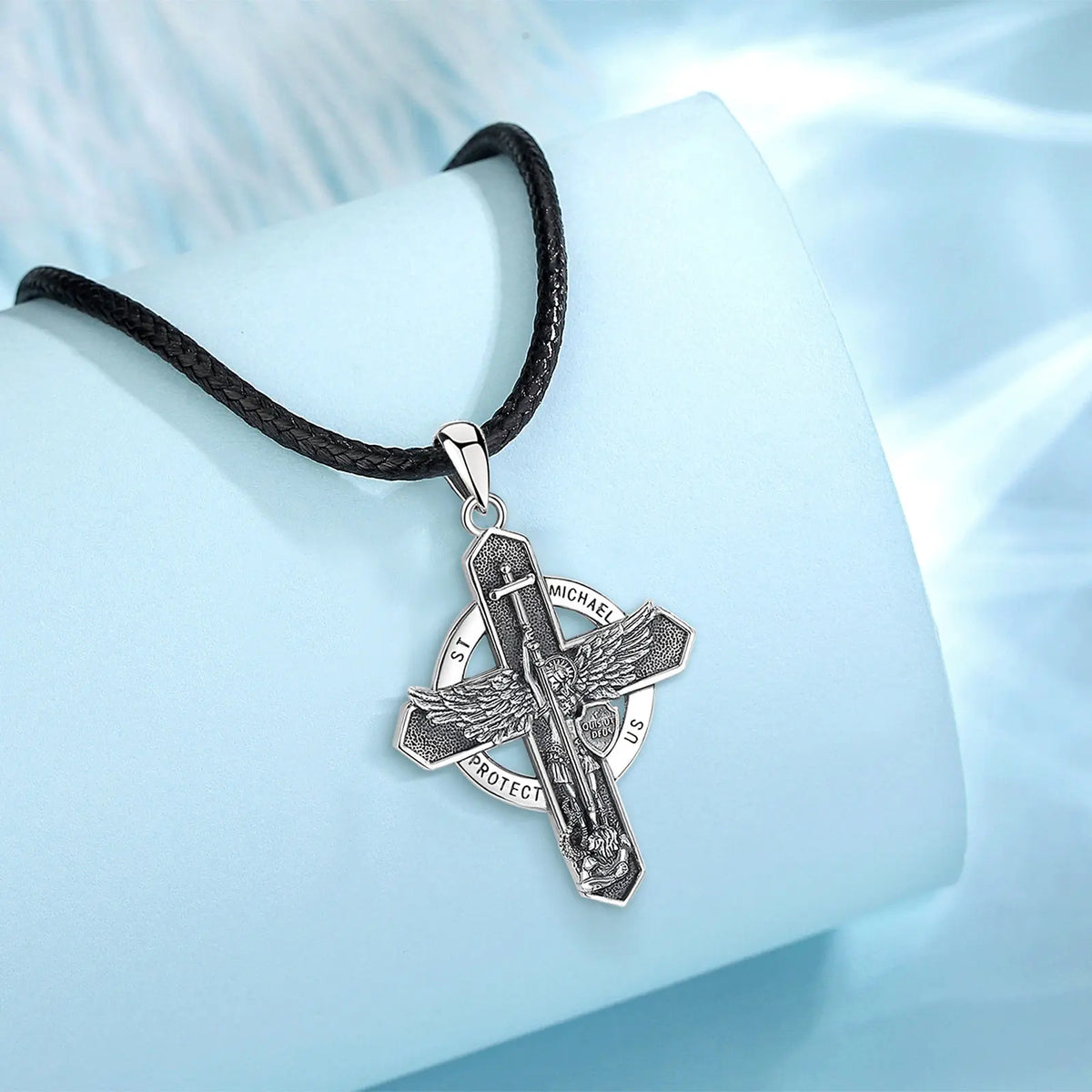 Erzengel Michael Anhänger | 925 Sterling Silber | Eudora