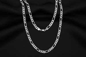 925 Sterling Silber Figaro Chain Halskette