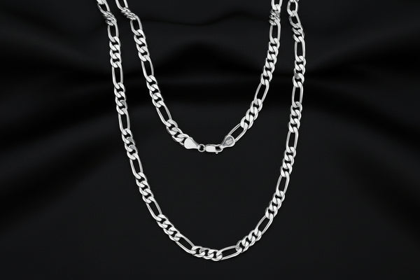 925 Sterling Silber Figaro Chain Halskette
