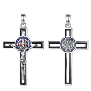 Crucifix Cross Pendant | 925 Sterling Silver | Eudora