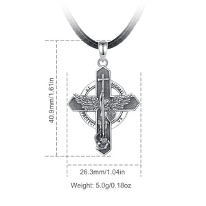 Erzengel Michael Anhänger | 925 Sterling Silber | Eudora