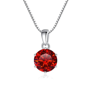 Moissanit Anhänger 1 CT | 925 Sterling Silber | D VVS1