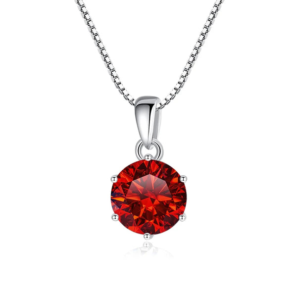 Moissanit Anhänger 1 CT | 925 Sterling Silber | D VVS1
