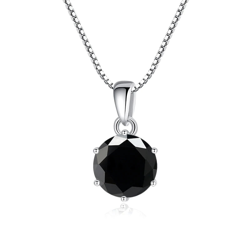 Moissanit Anhänger 1 CT | 925 Sterling Silber | D VVS1