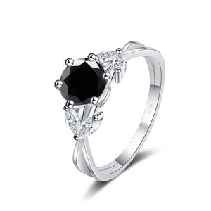 Brillant-Ring – 925 Silber, Moissanit 1 CT, Luxury-Edition