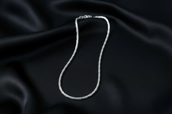 925 Sterling Silber Byzantine Chain Halskette
