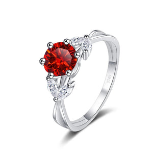 Brillant-Ring – 925 Silber, Moissanit 1 CT, Luxury-Edition