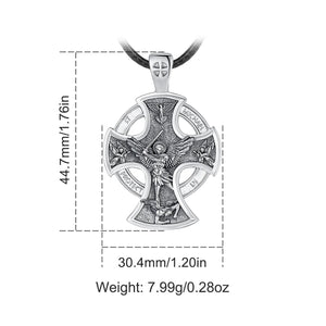 Archangel Michael Pendant Vintage | 925 Sterling Silver | Eudora
