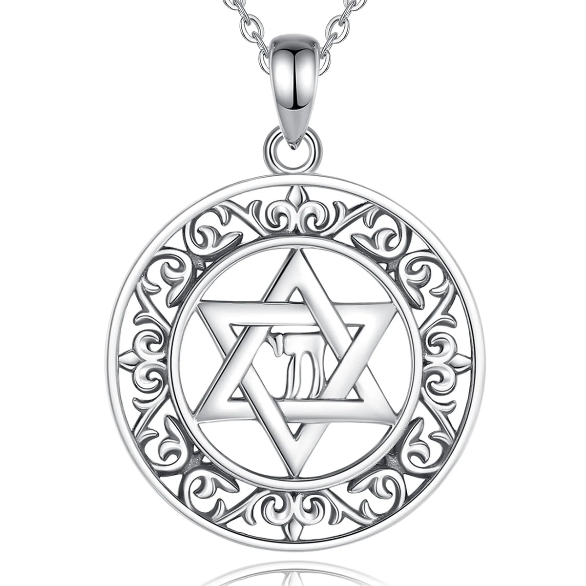 Davidstern Anhänger | 925 Sterling Silber