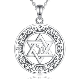 Davidstern Anhänger | 925 Sterling Silber