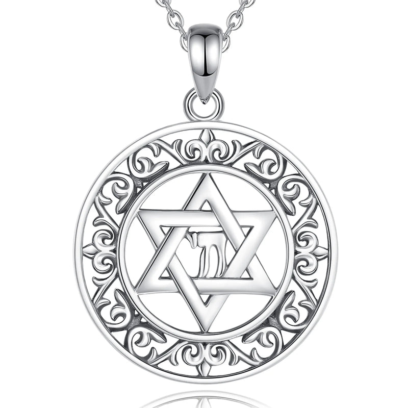 Davidstern Anhänger | 925 Sterling Silber