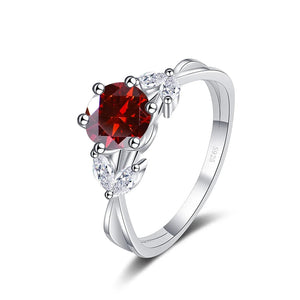 Brillant-Ring – 925 Silber, Moissanit 1 CT, Luxury-Edition