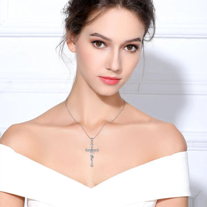 Crucifix Cross Pendant – Jesus Amulet 925 Sterling Silver