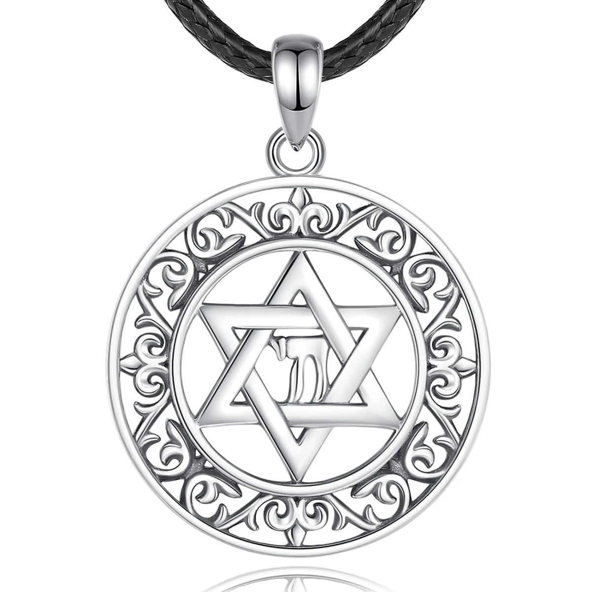 Davidstern Anhänger | 925 Sterling Silber
