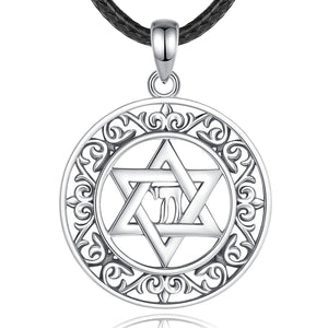 Davidstern Anhänger | 925 Sterling Silber